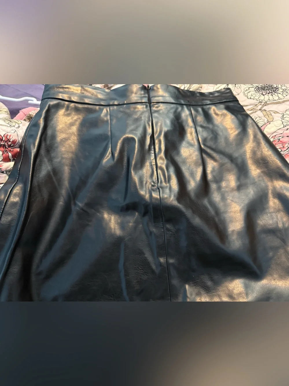 RARE! Patrik Ervell Runway Sample Black Faux Leather Mini Skirt